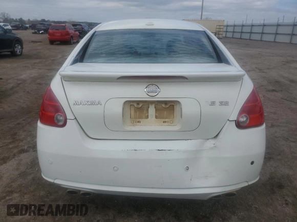 2008 Nissan Maxima 3.5 SE with VIN 1N4BA41E68C824687, listed as a Copart auction lot 46635755 with 222,075 mi miles and Salvage Title. Bid and sale history available at carsss.com. Image 6.