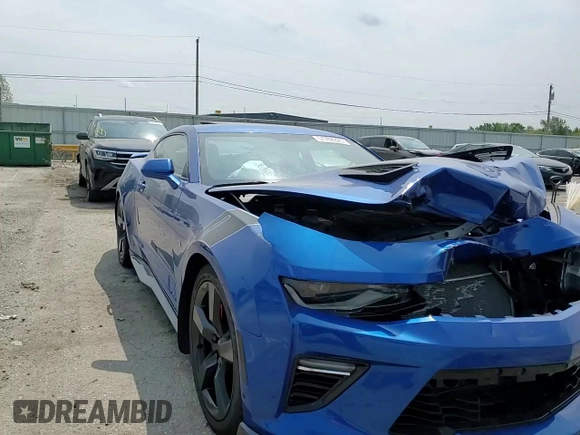 2017 Chevrolet Camaro 2SS with VIN 1G1FH1R76H0122035, listed as a Copart auction lot 57768925 with 56,463 mi miles and Salvage title. Bid and sale history available at DreamBid. Image 13.