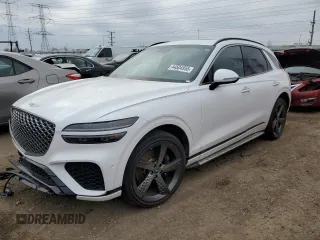 2024 Genesis GV70 Sport with VIN 5NMMCDTC9RH013882, listed as a Copart auction lot 44504955 with 3,807 mi miles and Salvage title. Bid and sale history available at DreamBid. Image 1.