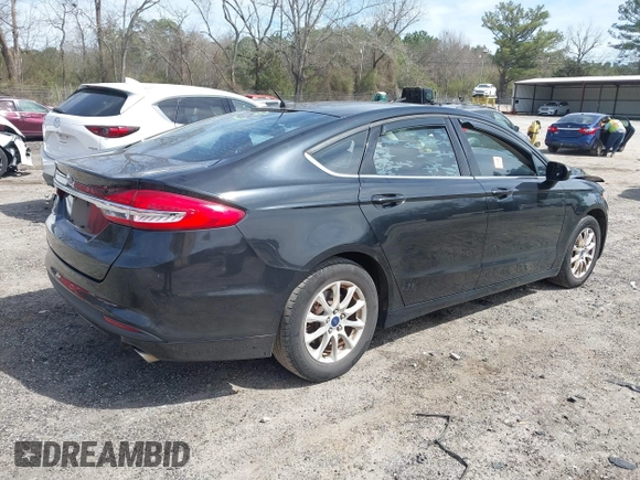 2017 Ford Fusion S with VIN 3FA6P0G7XHR137439, listed as a IAAI auction lot 41811845 with 94,044 mi miles. Bid and sale history available at carsss.com. Image 4.