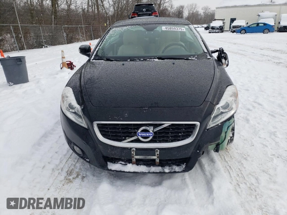 2012 Volvo C70 T5 with VIN YV1672MC6CJ126734, listed as a Copart auction lot 45859375 with 116,188 mi miles and Salvage Title. Bid and sale history available at carsss.com. Image 5.