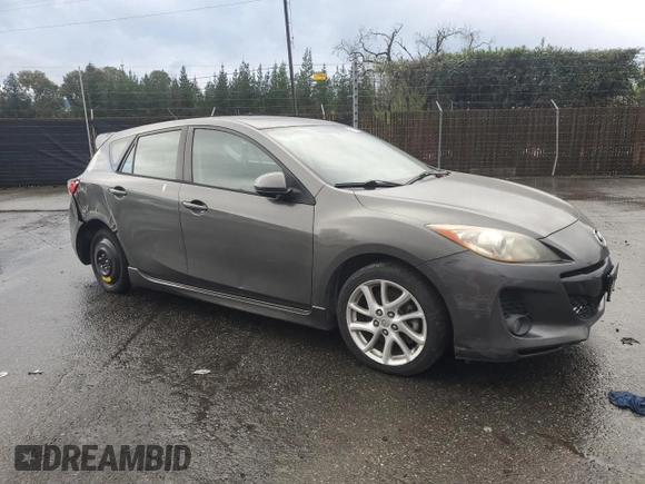 2012 Mazda 3 S Touring with VIN JM1BL1L63C1512890, listed as a Copart auction lot 89194695 with 160,867 mi miles and Salvage Title. Bid and sale history available at DreamBid. Image 4.