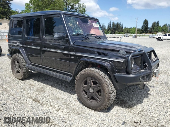 2004 Mercedes-Benz G with VIN WDCYR46E74X144672, listed as a Copart auction lot 55212454 with 143,994 mi miles and Salvage Title. Bid and sale history available at DreamBid. Image 4.