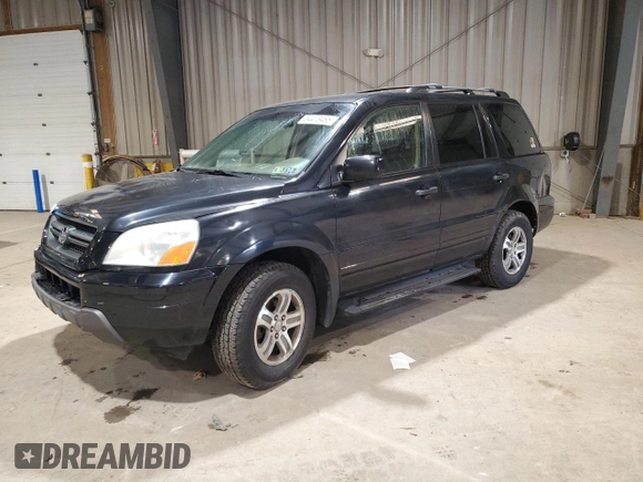 2004 Honda Pilot EX with VIN 2HKYF185X4H557076, listed as a Copart auction lot 54473465 with 157,821 mi miles and Salvage Title. Bid and sale history available at DreamBid. Image 1.