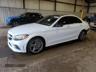2019 Mercedes-Benz C 300 with VIN 55SWF8EB3KU314116, listed as a Copart auction lot 53444045 with 35,451 mi miles and Salvage Title. Bid and sale history available at DreamBid. Image 1.
