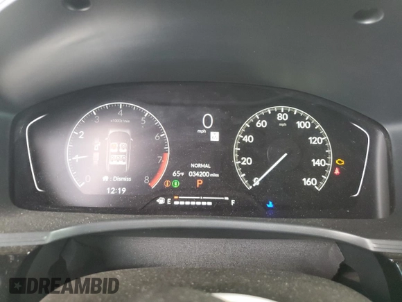 2022 Honda Civic Sedan Sport with VIN 2HGFE2F59NH606847, listed as a Copart auction lot 52019865 with 34,200 mi miles and Salvage Title. Bid and sale history available at carsss.com. Image 9.