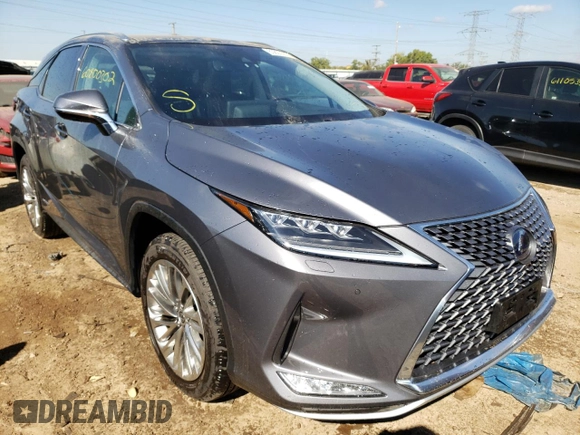 2020 Lexus RX with VIN 2T2JGMDA5LC049176, listed as a Copart auction lot 60800302 with 2,997 mi miles. Bid and sale history available at carsss.com. Image 1.