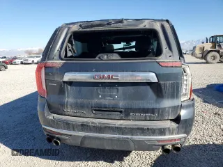 2021 GMC Yukon XL Denali with VIN 1GKS2JKL3MR397757, listed as a Copart auction lot 42975535 with 46,946 mi miles and Salvage Title. Bid and sale history available at carsss.com. Image 6.