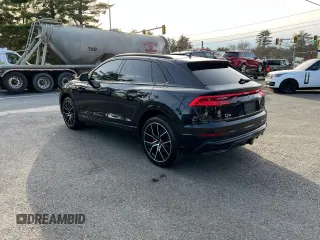 2019 Audi Q8 Premium Plus with VIN WA1EVAF17KD036223, listed as a Copart auction lot 83887104 with 111,391 mi miles and Clean Title. Bid and sale history available at carsss.com. Image 3.