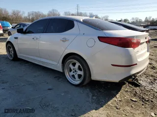 2014 Kia Optima LX with VIN KNAGM4A78E5468538, listed as a Copart auction lot 47529875 with 103,400 mi miles and Salvage Title. Bid and sale history available at carsss.com. Image 2.