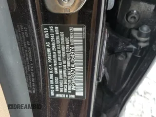 2010 Porsche Panamera S with VIN WP0AB2A71AL064974, listed as a Copart auction lot 53045525 with 44,181 mi miles and Salvage title. Bid and sale history available at DreamBid. Image 15.
