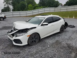 2018 Honda Civic EX z VIN SHHFK7H59JU232546, wystawiony jako Copart lot #57823265 z przebiegiem 65 450 mil mil oraz Szkoda całkowita • Salvage title. Historia ofert i sprzedaży dostępna na DreamBid. Obrazek 1.