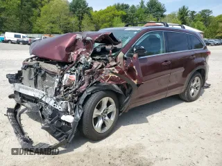 2018 Toyota Highlander Limited z VIN 5TDDZRFH0JS811241, wystawiony jako Copart lot #56143515 z przebiegiem Nie podano mil oraz Szkoda całkowita • Salvage title. Historia ofert i sprzedaży dostępna na DreamBid. Obrazek 1.
