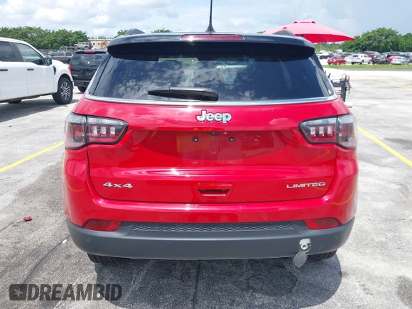 2024 Jeep Compass Limited z VIN 3C4NJDCN1RT596592, wystawiony jako IAAI lot #42740215 z przebiegiem 45 153 mil mil oraz . Historia ofert i sprzedaży dostępna na DreamBid. Obrazek 16.