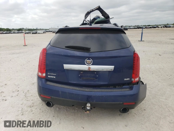 2013 Cadillac SRX Premium Collection with VIN 3GYFNEE3XDS587070, listed as a Copart auction lot 53607375 with Not provided miles and Salvage title. Bid and sale history available at DreamBid. Image 6.