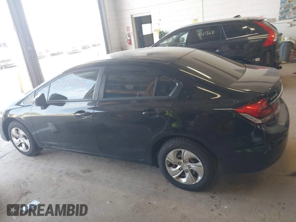 2015 Honda Civic LX with VIN 19XFB2F51FE235588, listed as a IAAI auction lot 42167966 with Not Provided miles and . Bid and sale history available at carsss.com. Image 14.