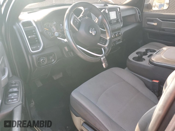 2021 Ram 2500 Big Horn with VIN 3C6UR5DL3MG523160, listed as a Copart auction lot 54698475 with 88,983 mi miles and Salvage title. Bid and sale history available at DreamBid. Image 8.