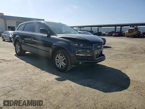 2008 Audi Q7 3.6L with VIN WA1AY74LX8D026677, listed as a Copart auction lot 46836015 with 201,566 mi miles and Salvage Title. Bid and sale history available at carsss.com. Image 11.