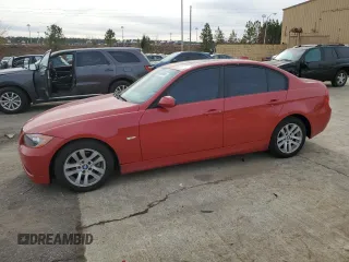 2007 BMW 3 Series 328i with VIN WBAVA33517KX73891, listed as a Copart auction lot 49141355 with 0 mi miles and Clean Title. Bid and sale history available at carsss.com. Image 1.
