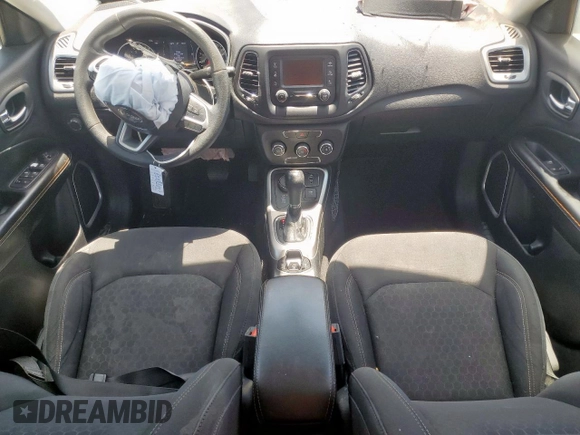 2018 Jeep Compass Sport with VIN 3C4NJDAB2JT220416, listed as a Copart auction lot 56775465 with 99,869 mi miles and Salvage title. Bid and sale history available at DreamBid. Image 8.