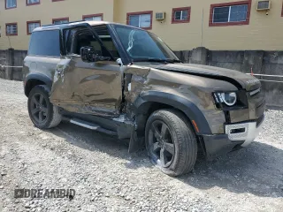2023 Land Rover Defender S with VIN SALEJ6EX7P2237930, listed as a Copart auction lot 57584245 with 23,444 mi miles and Non repairable. Bid and sale history available at DreamBid. Image 4.
