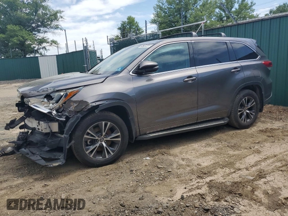 2018 Toyota Highlander LE with VIN 5TDBZRFH5JS824574, listed as a Copart auction lot 57248455 with 123,799 mi miles and Clean title. Bid and sale history available at DreamBid. Image 1.