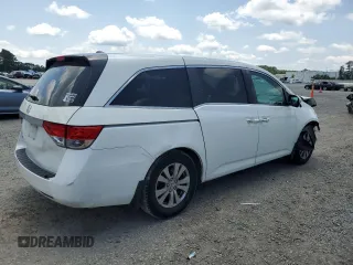 2014 Honda Odyssey EX-L with VIN 5FNRL5H67EB051217, listed as a Copart auction lot 59954225 with 262,816 mi miles and Salvage title. Bid and sale history available at DreamBid. Image 3.