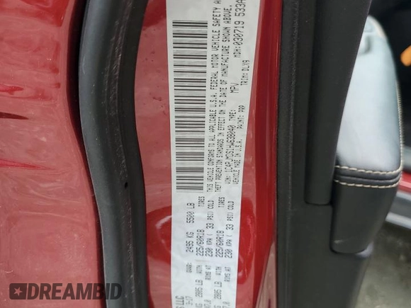 2017 Jeep Cherokee Limited z VIN 1C4PJMDS1HW638040, wystawiony jako Copart lot #59277955 z przebiegiem 43 196 mil mil oraz Szkoda całkowita • Salvage title. Historia ofert i sprzedaży dostępna na DreamBid. Obrazek 13.