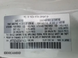 2013 Mazda CX-9 Grand Touring z VIN JM3TB2DA2D0411404, wystawiony jako Copart lot #52274675 z przebiegiem 109 476 mil mil oraz Szkoda całkowita • Salvage title. Historia ofert i sprzedaży dostępna na DreamBid. Obrazek 13.