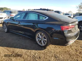 2023 Audi A5 Sportback Premium Plus with VIN WAUCBCF56PA007693, listed as a Copart auction lot 82938034 with 14,486 mi miles and Salvage Title. Bid and sale history available at carsss.com. Image 2.