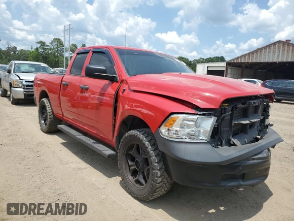 2020 Ram 1500 Tradesman with VIN 1C6RR6FG0LS121437, listed as a Copart auction lot 59669285 with 67,389 mi miles and Salvage title. Bid and sale history available at DreamBid. Image 4.