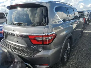 2023 Nissan Armada Platinum with VIN JN8AY2DA0P9405121, listed as a Copart auction lot 73774374 with Not Provided miles and Non Repairable. Bid and sale history available at carsss.com. Image 3.