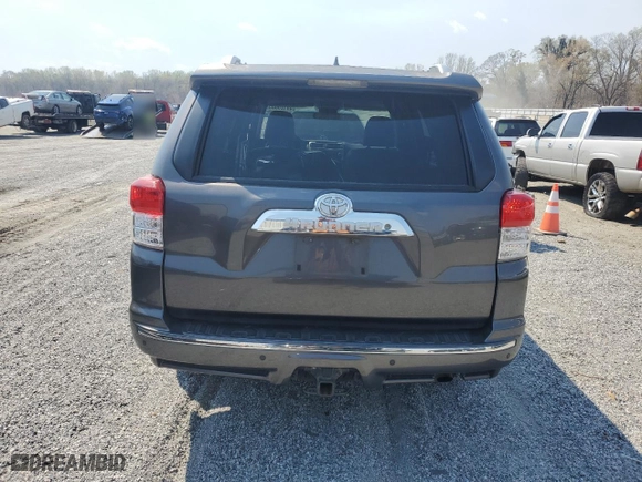 2011 Toyota 4Runner SR5 with VIN JTEZU5JR8B5024473, listed as a Copart auction lot 49120855 with 157,972 mi miles and Salvage Title. Bid and sale history available at carsss.com. Image 6.