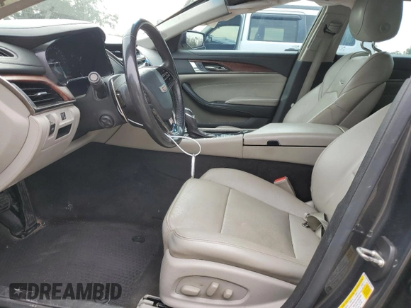2016 Cadillac CTS RWD with VIN 1G6AP5SX2G0124470, listed as a Copart auction lot 87913695 with 81,272 mi miles and Salvage title. Bid and sale history available at DreamBid. Image 7.
