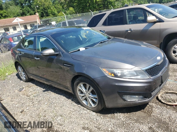 2013 Kia Optima EX с VIN 5XXGN4A72DG180637, выставлен на аукционе Copart как лот 66261835 с пробегом Не указан миль и Списание • Salvage title. История ставок и продаж доступна на DreamBid. Изображение 4.