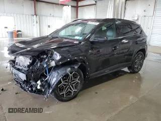 2022 Hyundai Tucson N Line z VIN KM8JFCAE1NU151097, wystawiony jako Copart lot #58747205 z przebiegiem 45 104 mil mil oraz Szkoda całkowita • Salvage title. Historia ofert i sprzedaży dostępna na DreamBid. Obrazek 1.