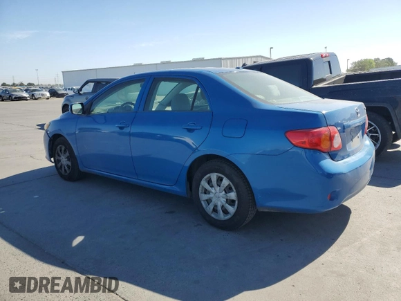 2009 Toyota Corolla with VIN JTDBL40E29J013147, listed as a Copart auction lot 55049735 with 165,830 mi miles and Clean Title. Bid and sale history available at carsss.com. Image 2.