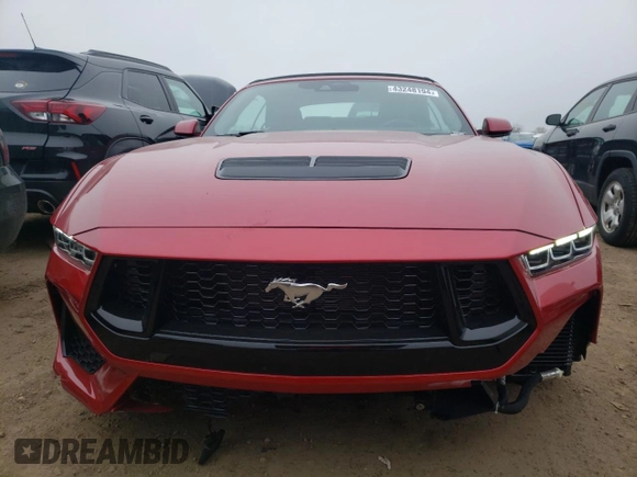 2024 Ford Mustang GT Premium with VIN 1FAGP8FF8R5108165, listed as a Copart auction lot 43248194 with 33 mi miles and Salvage title. Bid and sale history available at DreamBid. Image 5.