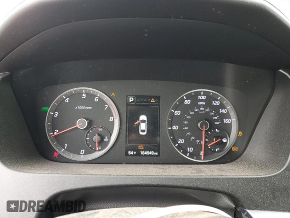 2015 Hyundai Sonata Sport z VIN 5NPE34AB3FH132587, wystawiony jako Copart lot #43991865 z przebiegiem 164 949 mil mil oraz Szkoda całkowita • Salvage title. Historia ofert i sprzedaży dostępna na DreamBid. Obrazek 9.