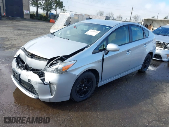 2015 Toyota Prius Four with VIN JTDKN3DUXF0482915, listed as a IAAI auction lot 41827372 with 125,830 mi miles. Bid and sale history available at carsss.com. Image 2.