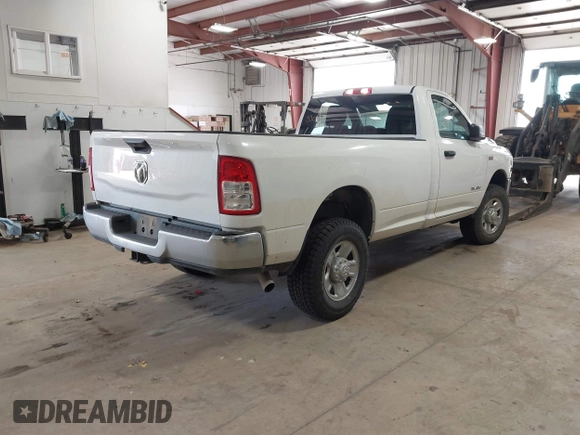 2021 Ram 2500 Tradesman with VIN 3C6MR5AJ7MG554253, listed as a IAAI auction lot 42550185 with 53,137 mi miles and . Bid and sale history available at DreamBid. Image 4.