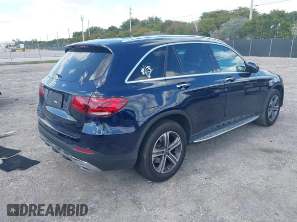 2020 Mercedes-Benz GLC 300 with VIN W1N0G8DB6LF798343, listed as a IAAI auction lot 42068166 with 56,857 mi miles and . Bid and sale history available at DreamBid. Image 4.