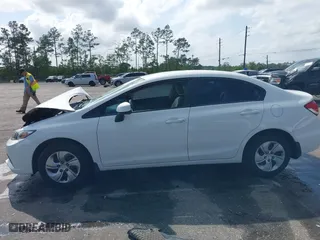 2013 Honda Civic Sdn LX with VIN 2HGFB2F57DH548566, listed as a IAAI auction lot 39173930 with 150,567 mi miles. Bid and sale history available at carsss.com. Image 14.