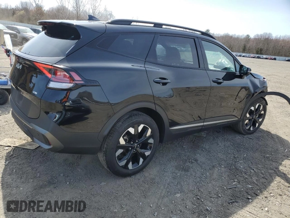 2023 Kia Sportage X-Line with VIN 5XYK6CAF7PG041886, listed as a Copart auction lot 51122875 with 36,503 mi miles and Salvage Title. Bid and sale history available at DreamBid. Image 3.