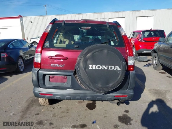 2005 Honda CR-V LX with VIN JHLRD78505C062253, listed as a IAAI auction lot 41756129 with 210,955 mi miles. Bid and sale history available at carsss.com. Image 17.