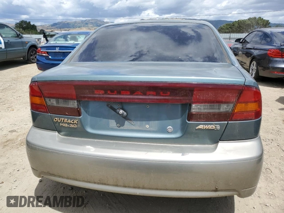 2002 Subaru Legacy Outback with VIN 4S3BE896027203755, listed as a Copart auction lot 56727365 with 246,227 mi miles and Clean title. Bid and sale history available at DreamBid. Image 6.
