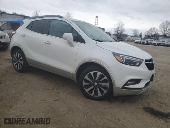 2019 Buick Encore Essence with VIN KL4CJCSM7KB860734, listed as a Copart auction lot 47635295 with 23,935 mi miles and Salvage Title. Bid and sale history available at carsss.com. Image 4.