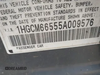 2005 Honda Accord EX-L z VIN 1HGCM66555A009576, wystawiony jako IAAI lot #42409462 z przebiegiem 250 619 mil mil oraz . Historia ofert i sprzedaży dostępna na DreamBid. Obrazek 9.