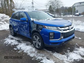 2022 Mitsubishi Outlander Sport ES with VIN JA4ARUAU3NU010938, listed as a IAAI auction lot 41478045 with 24,357 mi miles. Bid and sale history available at carsss.com. Image 1.