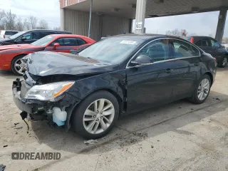 2016 Buick Regal Premium II with VIN 2G4GS5GX6G9164177, listed as a Copart auction lot 53515595 with 150,936 mi miles and Salvage title. Bid and sale history available at DreamBid. Image 1.
